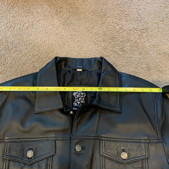 Leather Trucker Jacket - Picture 3 of 8